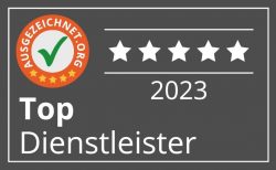 Auszeichnung zum Top Dienstleister 2023