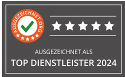 Auszeichnung zum Top Dienstleister 2024